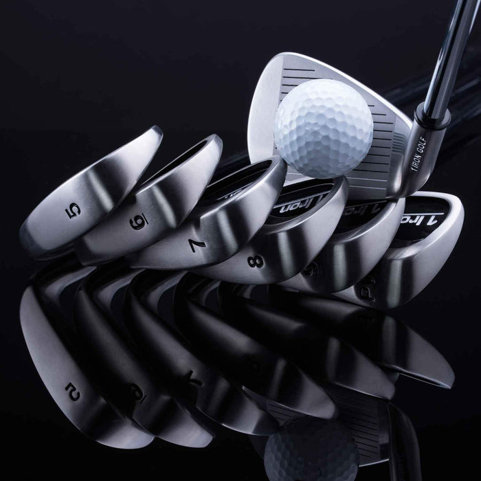 1 Iron Golf 1 Irons Set #5 thru PW with another clubface and golf ball