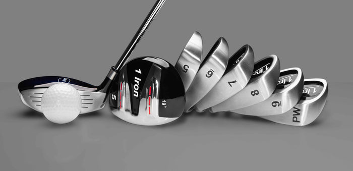 1 Iron Combo Sets - #5, #7 Woods, and #5 iron - Pitching Wedge