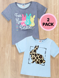 2 Pack Easter Bunny T-Shirts