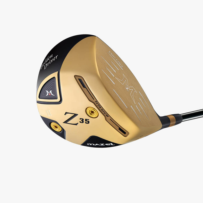 Front view of MAZEL 10.5° titanium golf driver for beginners