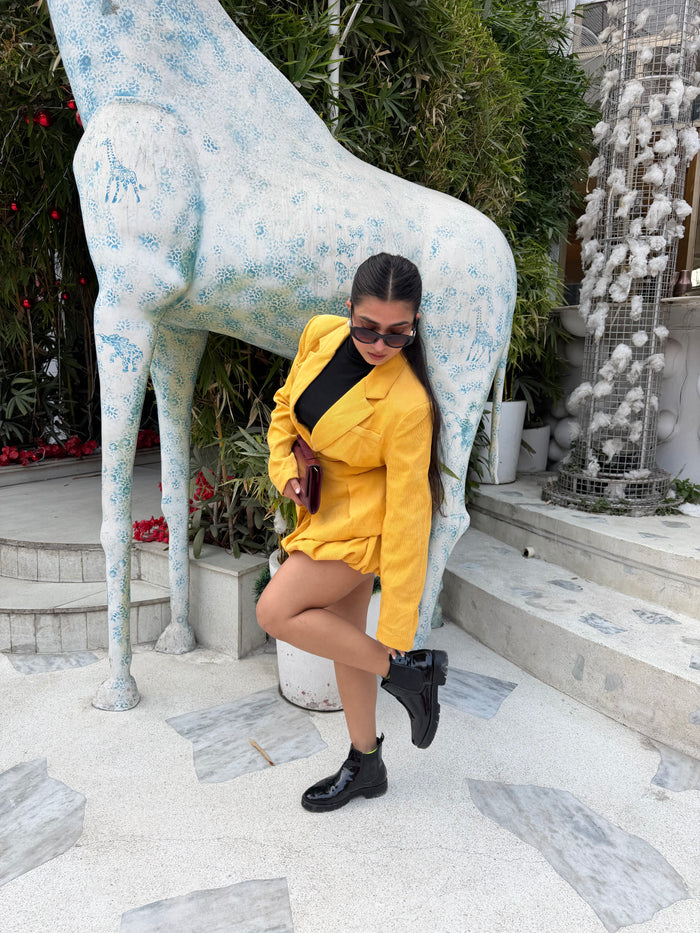 Tumblr Girl Co-Ord Set - Yellow