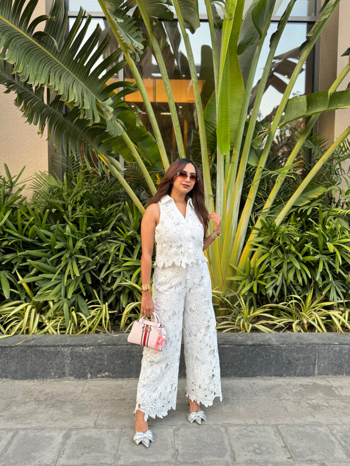 Ally Co-ord Set - White