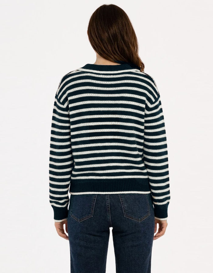 betty-basics-aberdeen-polo-knit-sweat-navy-stripe-womens-clothing