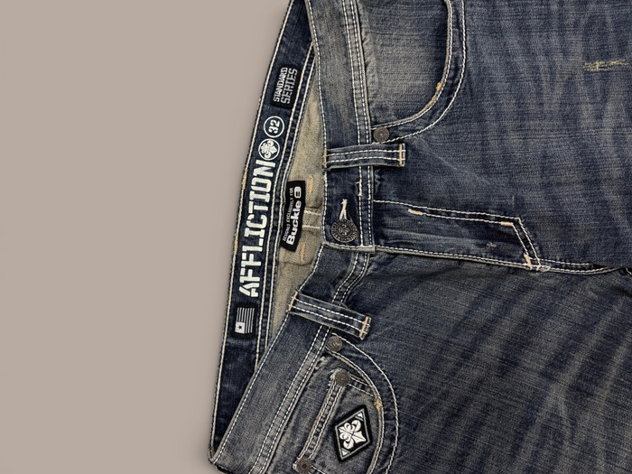 affliction mens vintage jeans