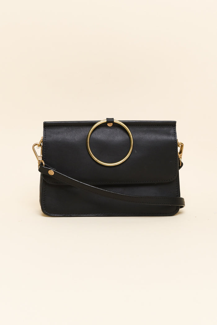 Ainsley Black Crossbody Bag