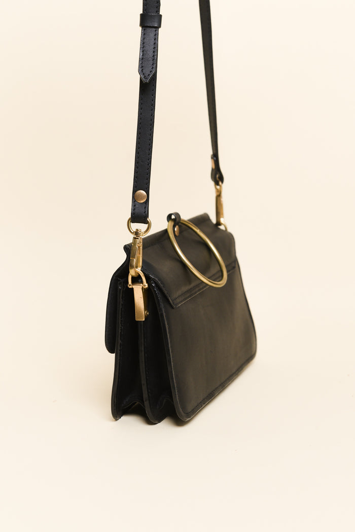 Ainsley Black Crossbody Bag