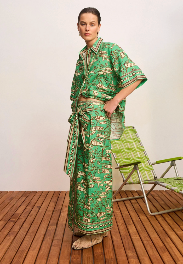 Alemais Fish sticks Sarong
