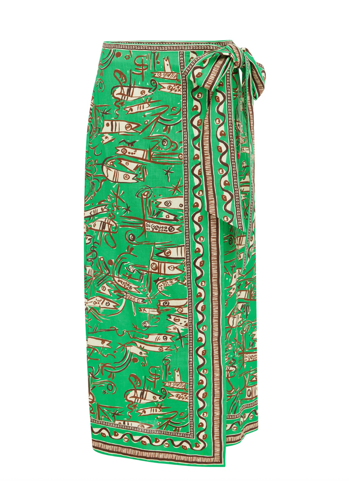 Alemais Fish sticks Sarong