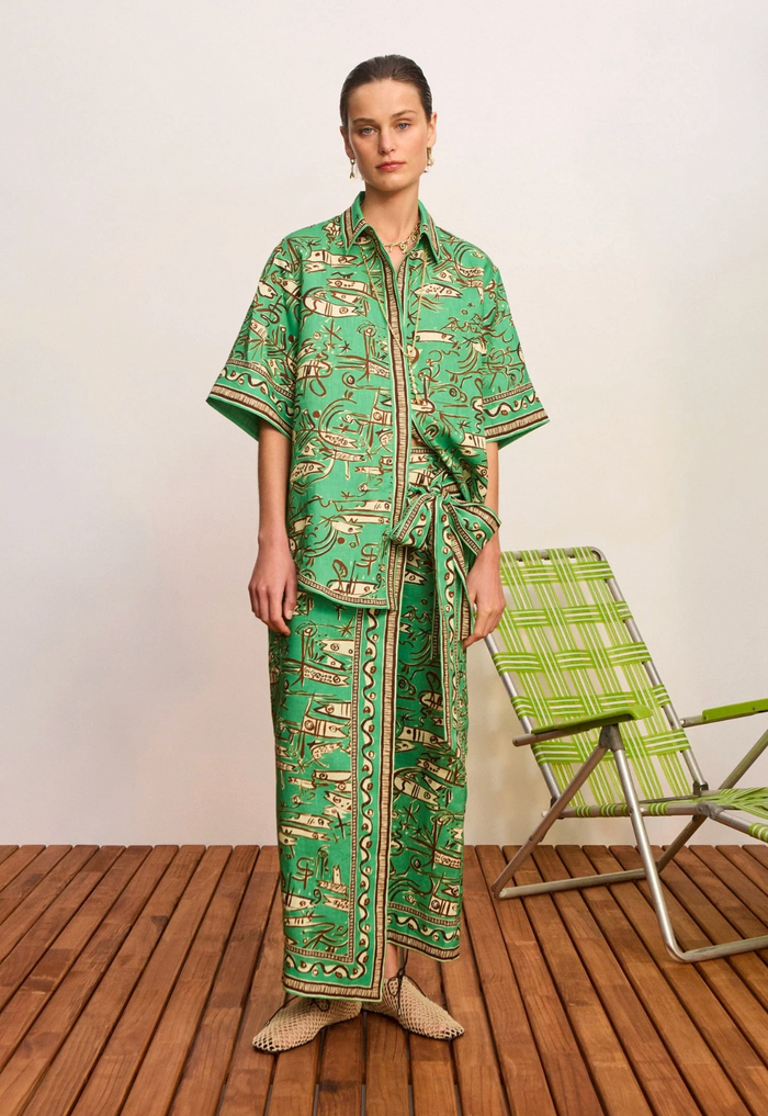 Alemais Fish sticks Sarong