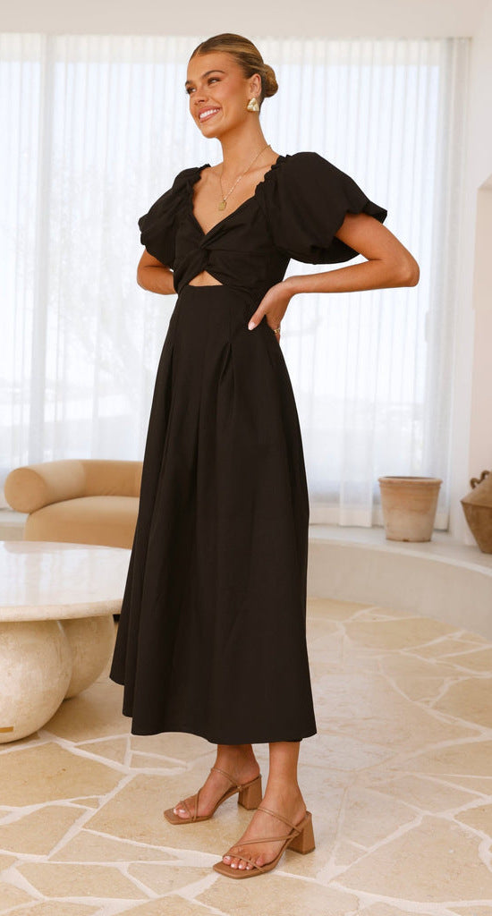 Algar Maxi Dress - Black