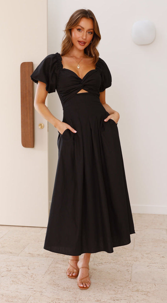 Algar Maxi Dress - Black