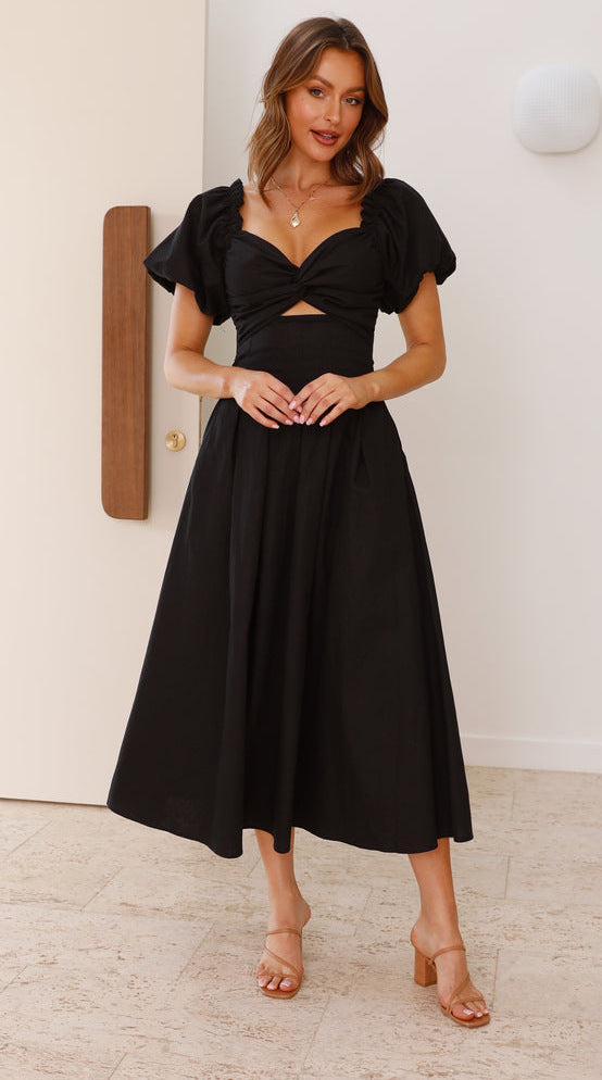 Algar Maxi Dress - Black