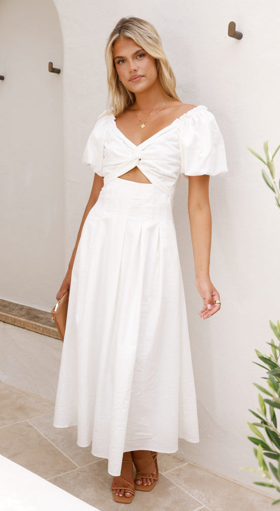 Algar Maxi Dress - White