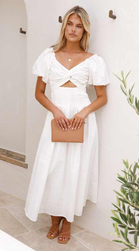Algar Maxi Dress - White