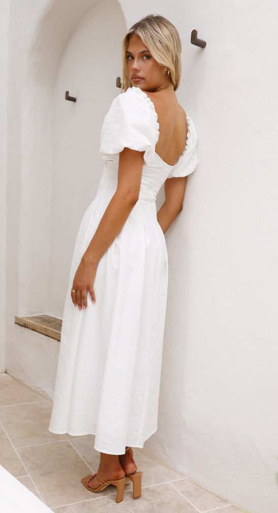 Algar Maxi Dress - White