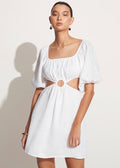 Almero Mini Dress (Plain White)