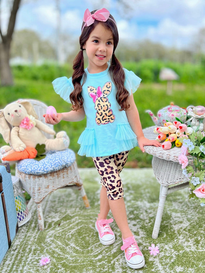 Always Stand Out Leopard Legging Set Mia Belle Girls