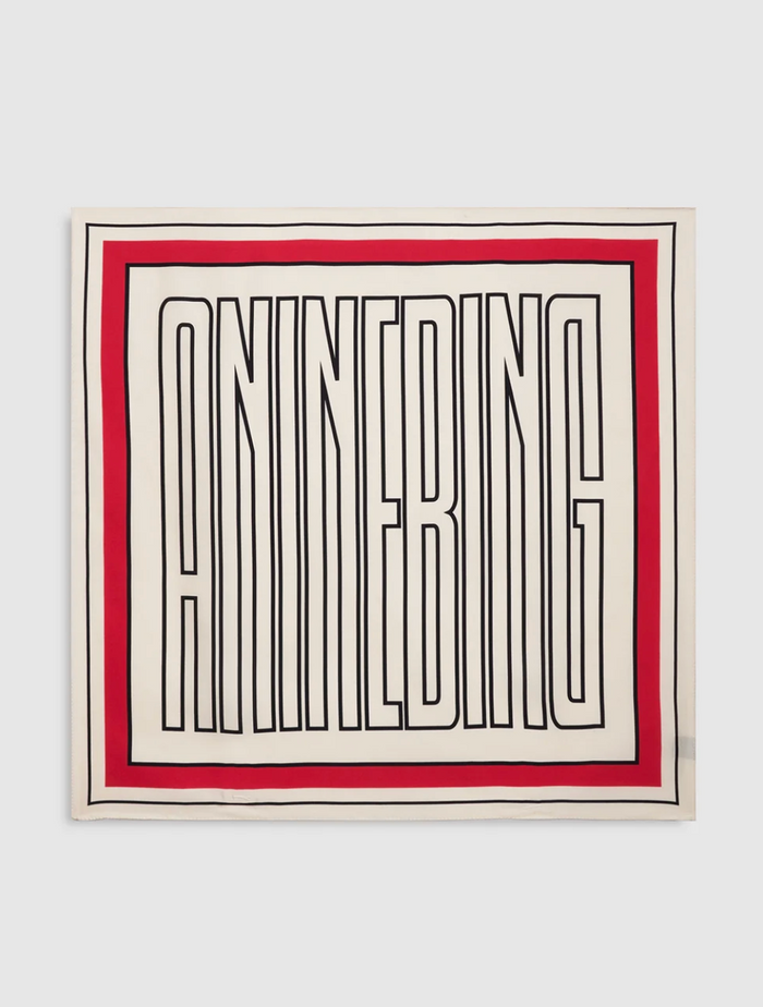 Anine Bing York Scarf Anine Bing - Tango Red