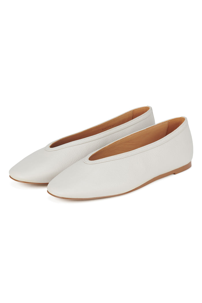 Anita Bone Leather Ballet Flat