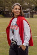 Anula White Heart Cotton Top,Lifestyle