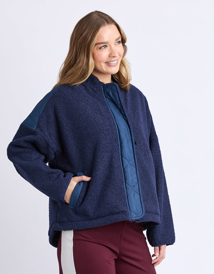 foxwood-arizona-fleece-zip-thru-navy-womens-clothing
