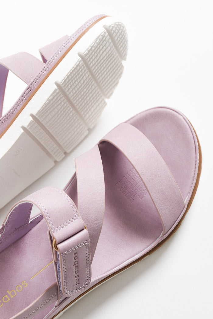 Ashli Lilac Strappy Sandal
