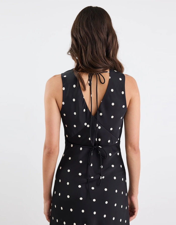 stories-be-told-aston-maxi-dress-black-large-polka-dot-womens-clothing