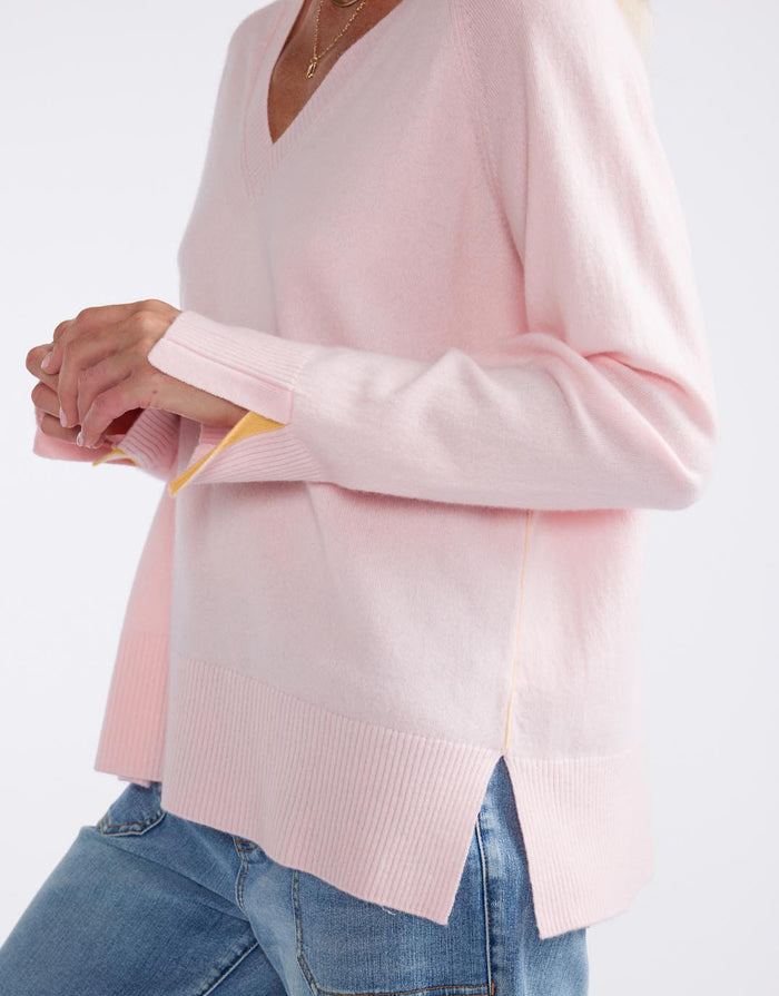 Atelier Wool Cashmere Knit - Ice Pink