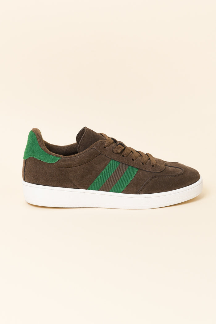 Attitude Brown Suede Sneaker