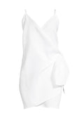 Avery Wrap Dress (White)