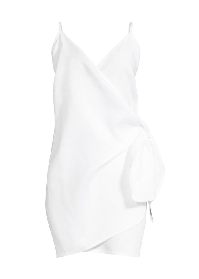 Avery Wrap Dress (White)