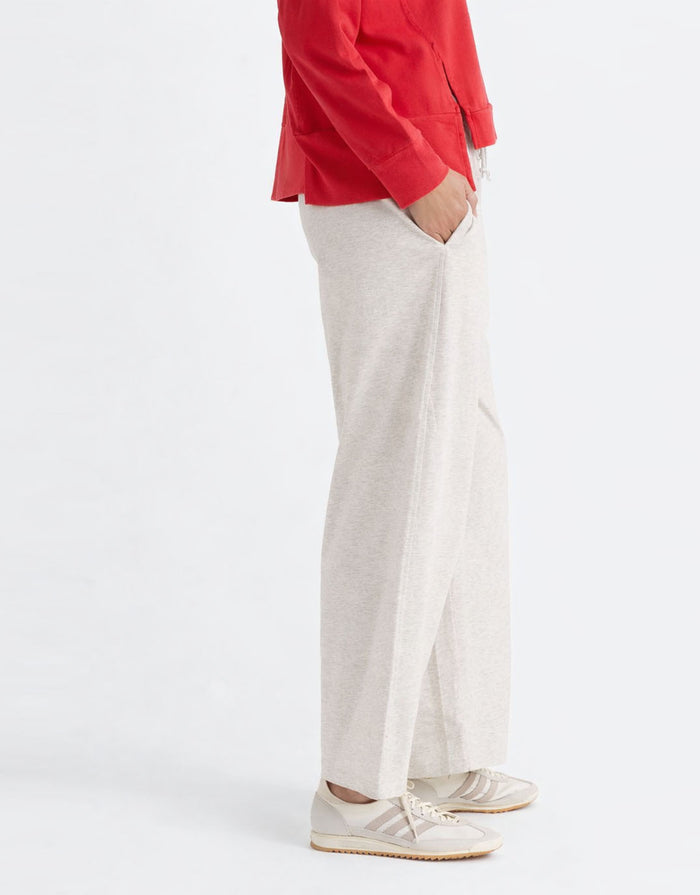 Barrel Leg Sweatpant - Grey Marle