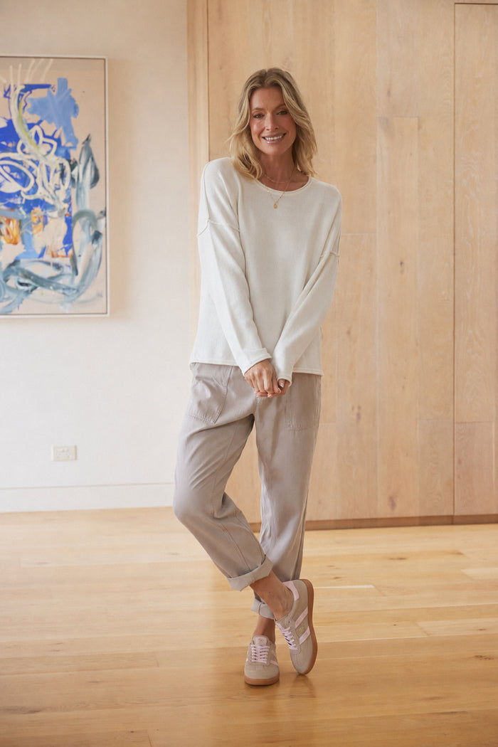 Beach Comber Pant - Stone