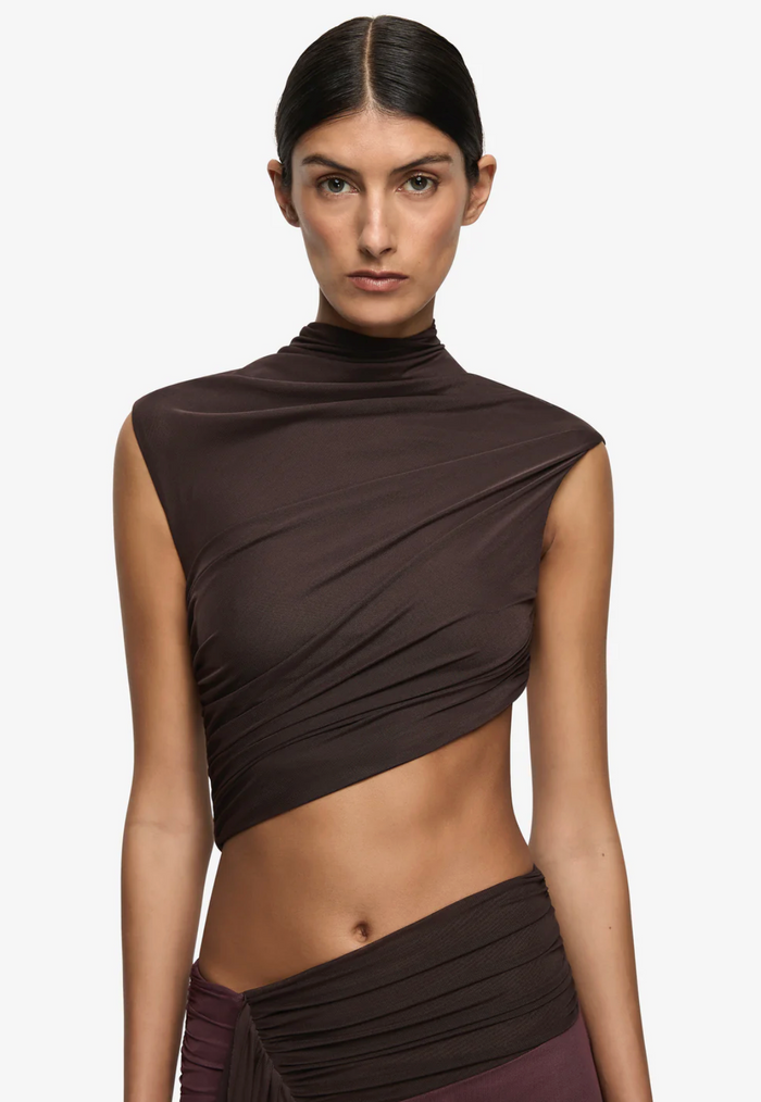 Bec and Bridge Conni Maxi Dress - Aubergine/Darc Chocolate