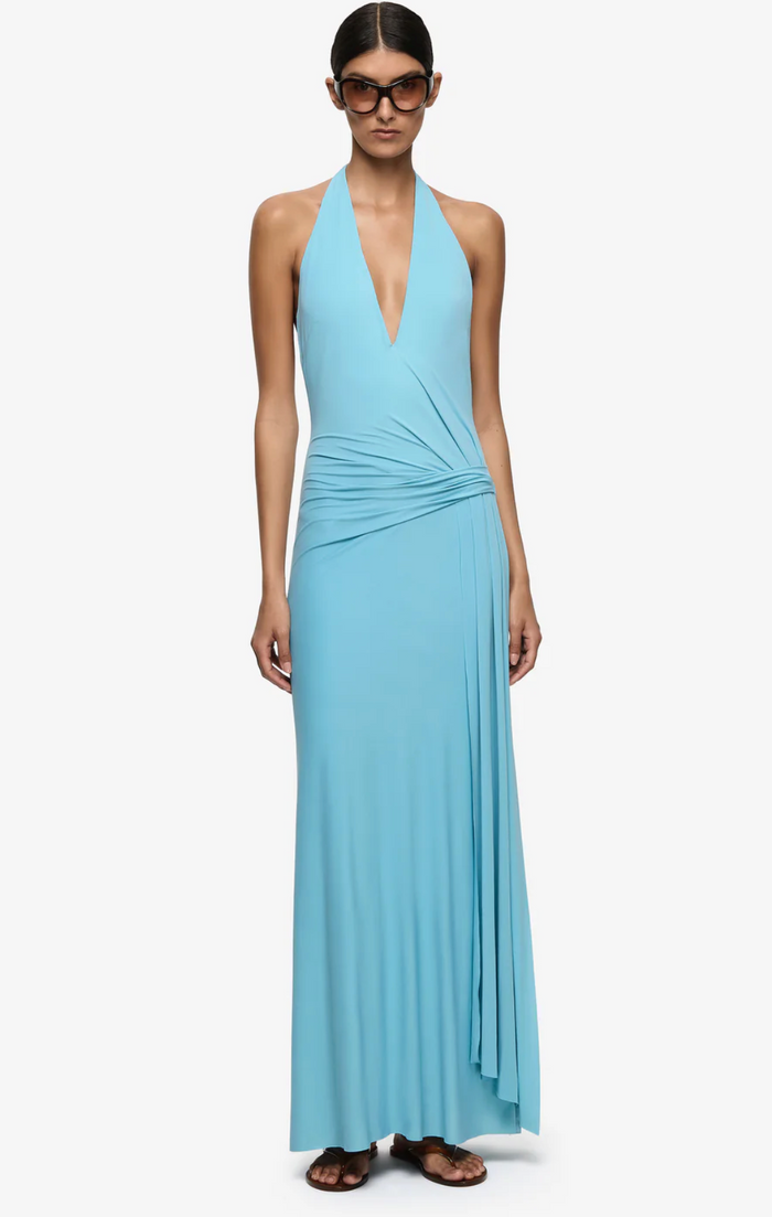 Bec and Bridge Remi Halter Dress - Marine Blue