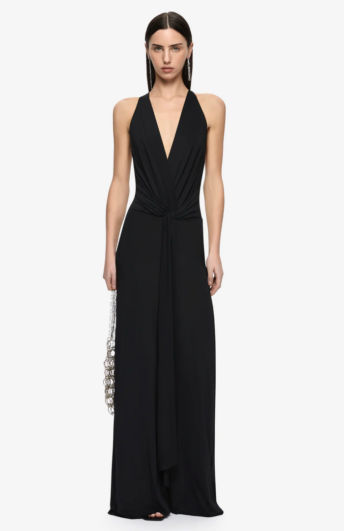 Bec and Bridge Thalia V Maxi Dress - Black