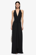 Bec and Bridge Thalia V Maxi Dress - Black
