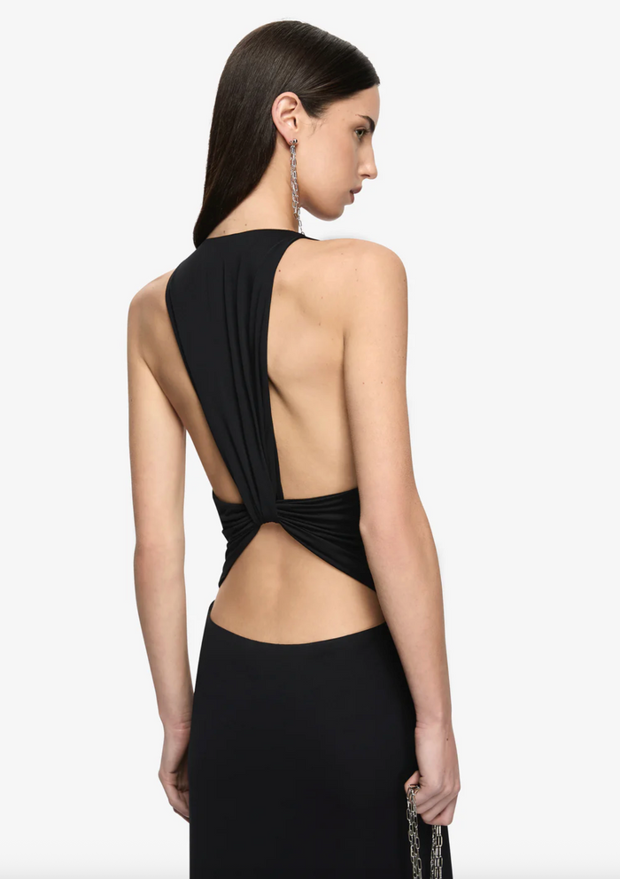 Bec and Bridge Thalia V Maxi Dress - Black
