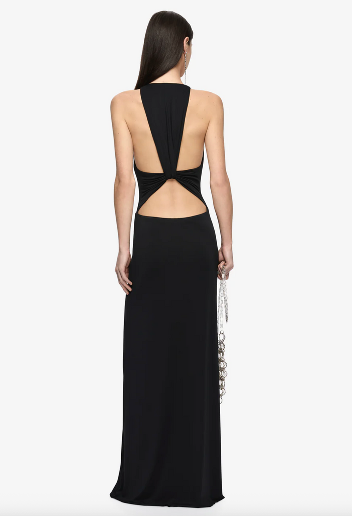 Bec and Bridge Thalia V Maxi Dress - Black