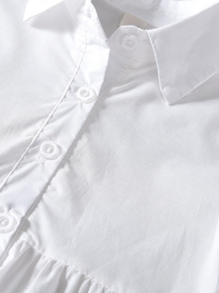 Belle Classic Button Up Shirt Dress