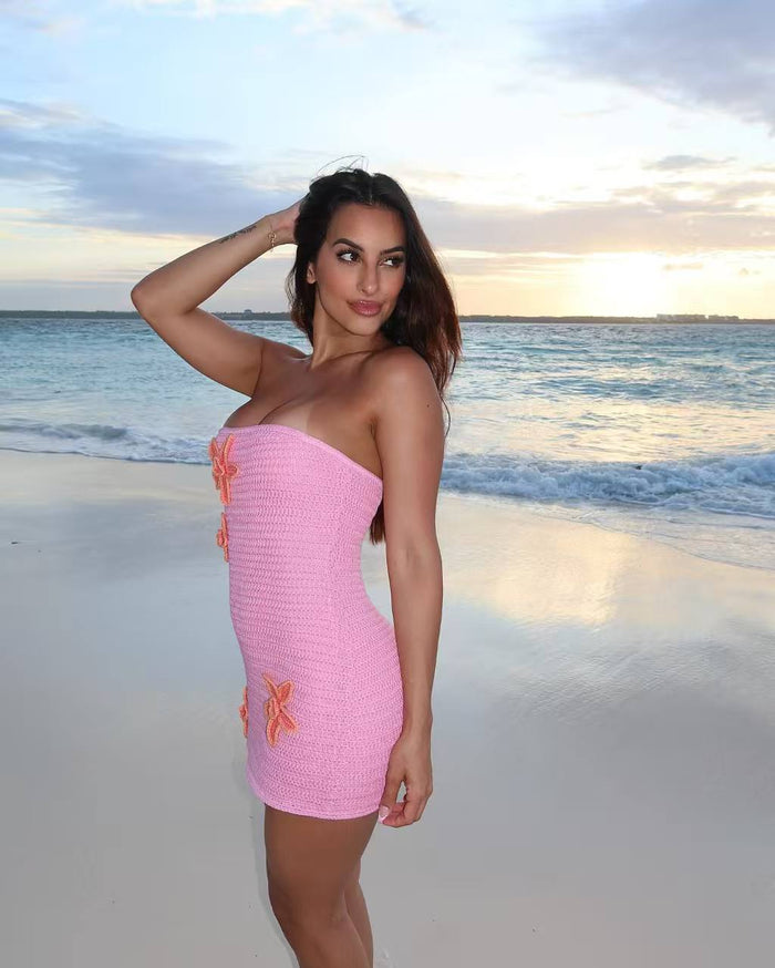 Bette Mini Dress - Pink