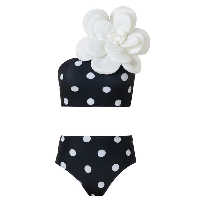 Blake Bikini Set - Black Polka