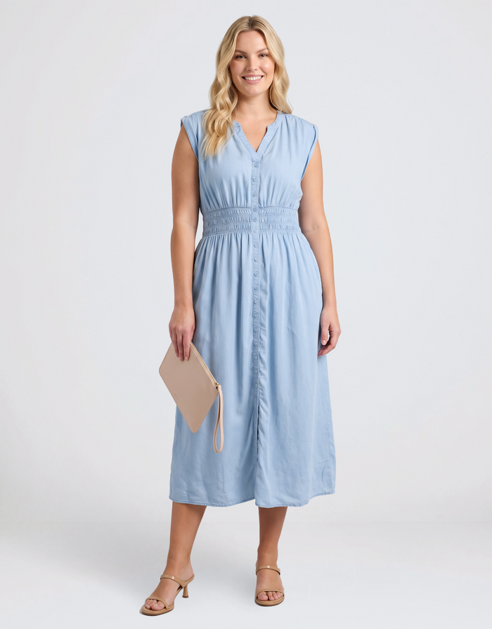 Bleu Dress - Blue