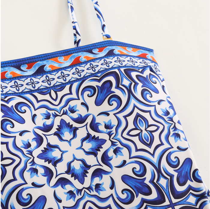Blue Flame Swimsuit  - Blue