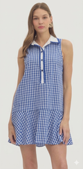 Blue Gingham Dress