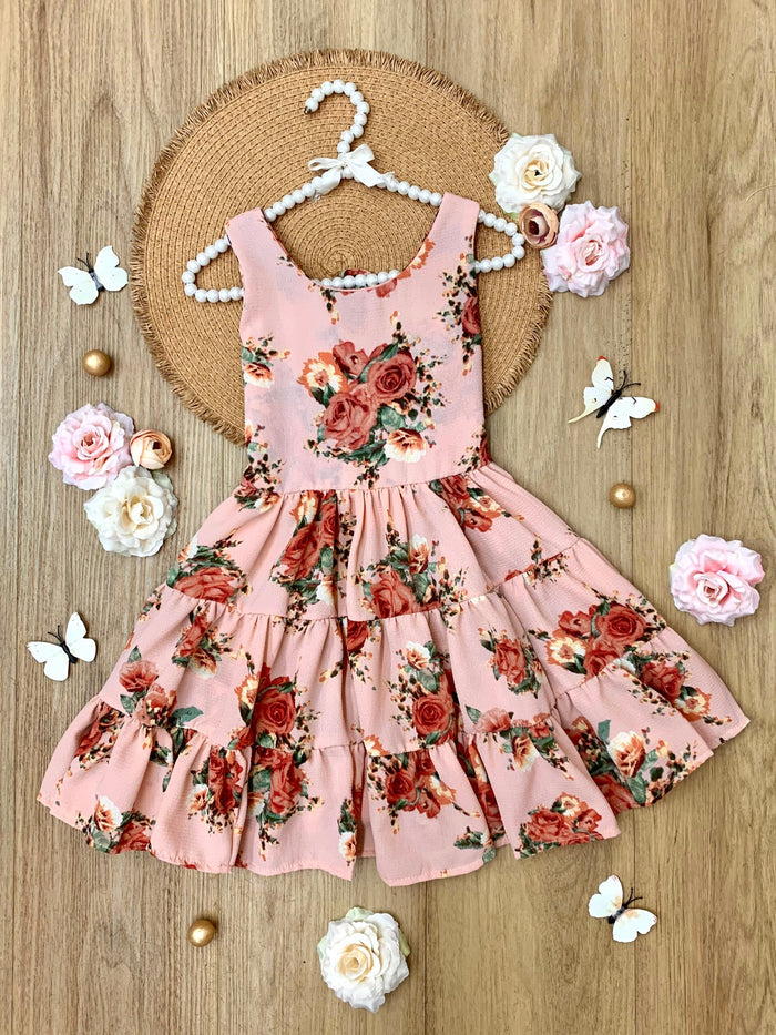 Boho Blossom Tank Tiered Dress