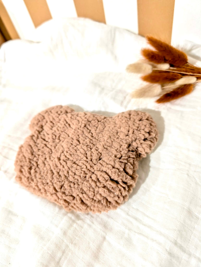 Bouillotte sèche | Ourson fleurs marron