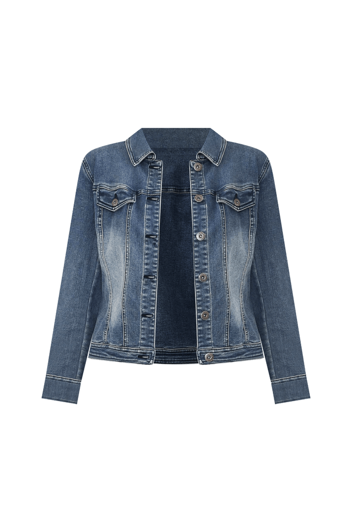 Camille Dark Denim Jacket,ghost-mani
