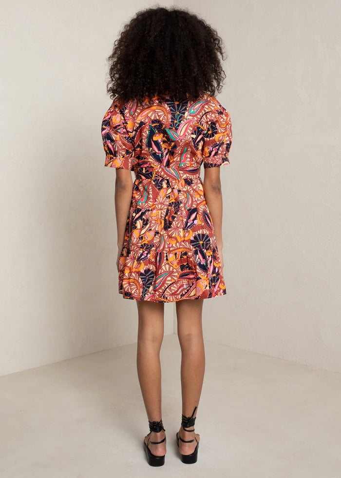 Carey Dress (Russet Multi)