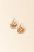 Caz Gold Flower Drop Earrings